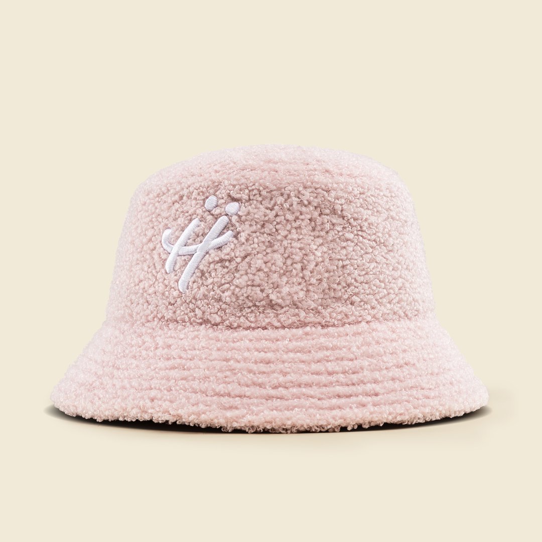 "The signature H" pink bucket hat