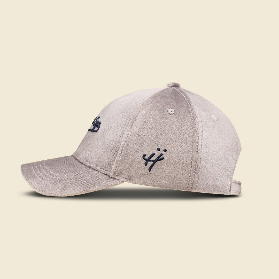 "Letting go to move forward" suede cap