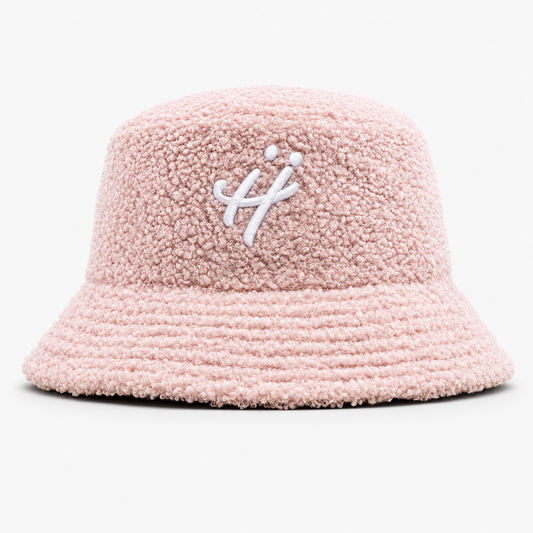 "The signature H" pink bucket hat