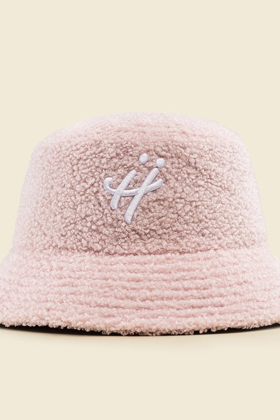 "The signature H" pink bucket hat
