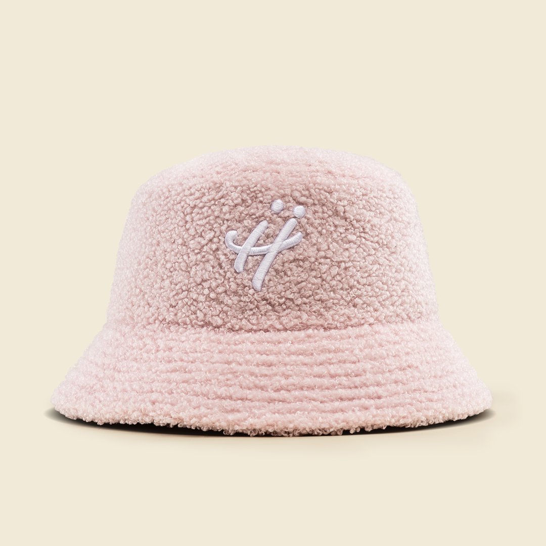 "The signature H" pink bucket hat