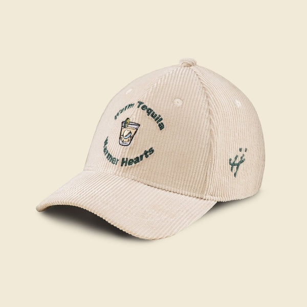"Night faded, but the love didn’t" corduroy cap