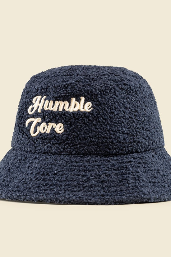 "Built strong core by bowing down" hat