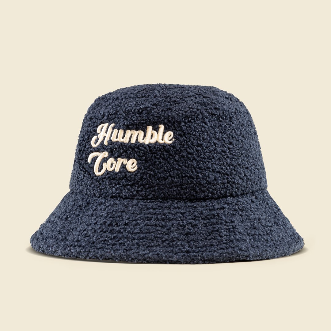 "Built strong core by bowing down" hat