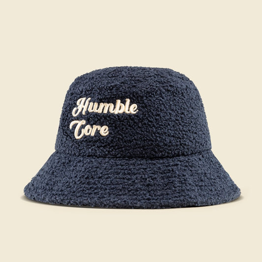 "Built strong core by bowing down" hat