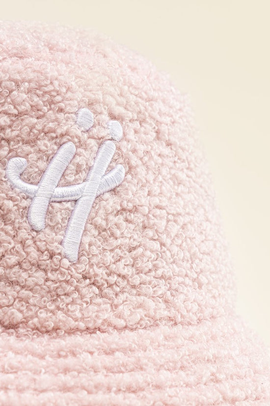 "The signature H" pink bucket hat
