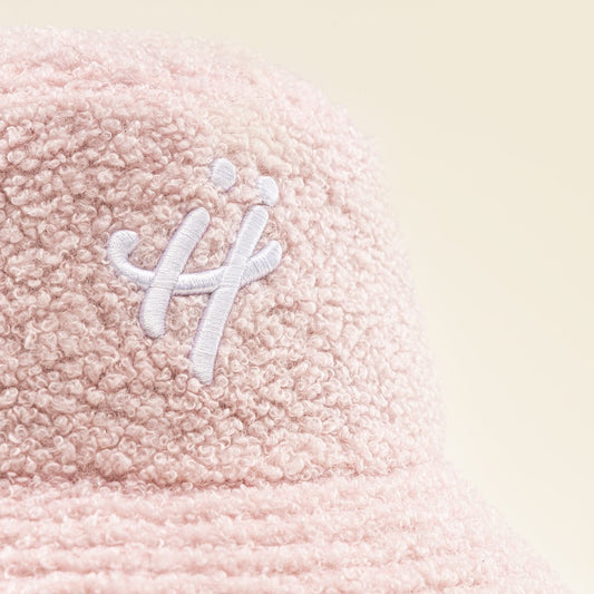 "The signature H" pink bucket hat