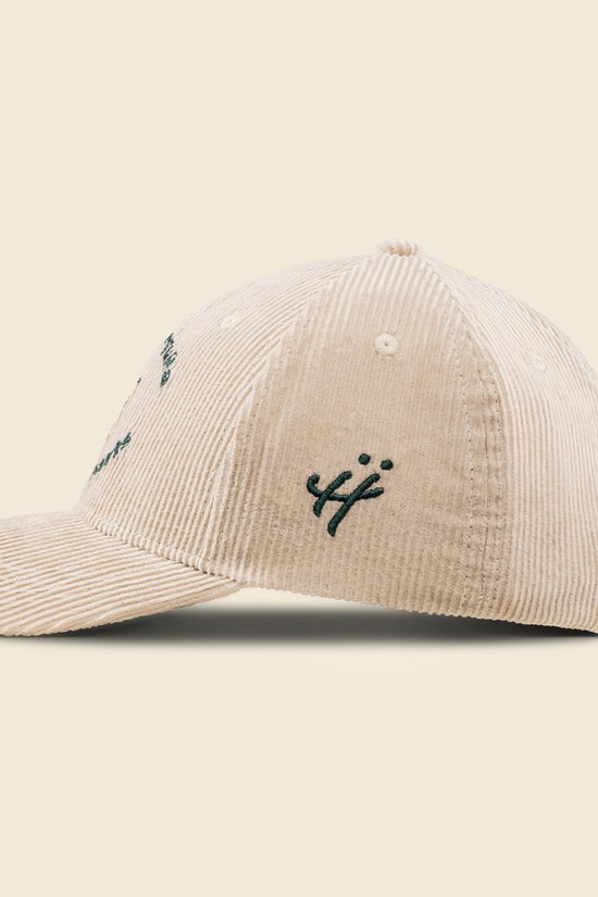 "Night faded, but the love didn’t" corduroy cap