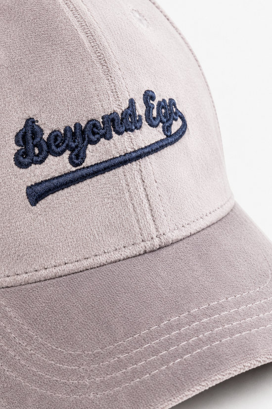"Letting go to move forward" suede cap