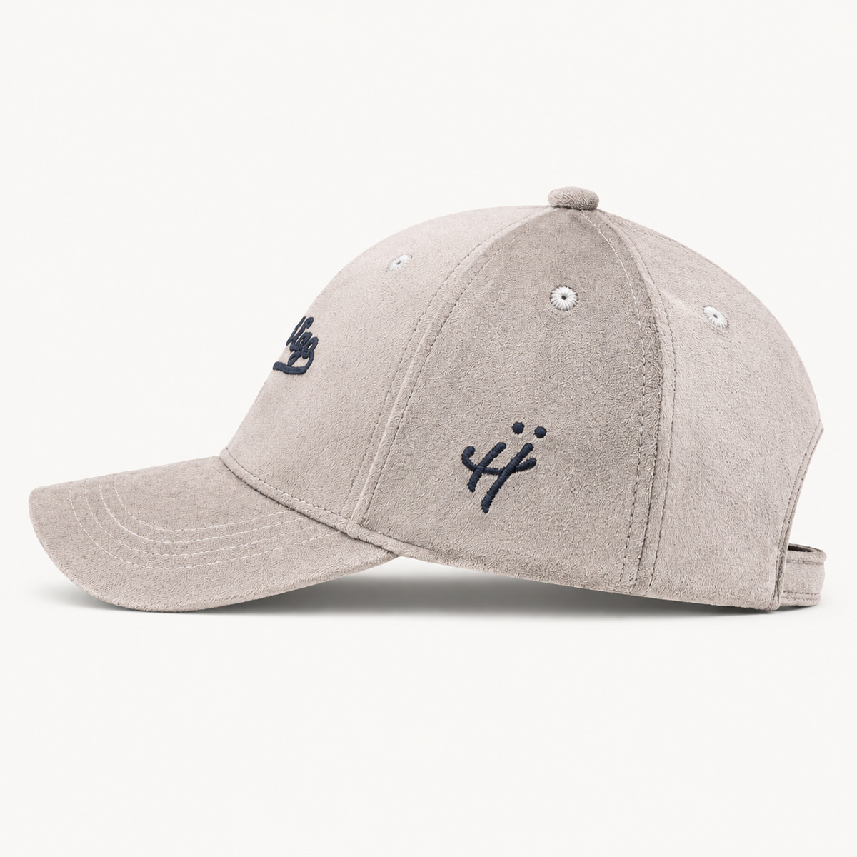 "Letting go to move forward" suede cap