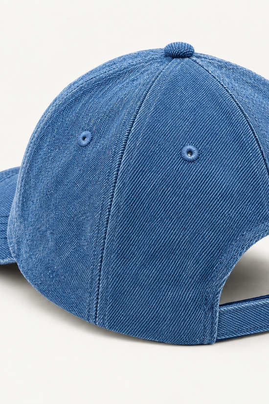 “The Signature H” washed denim