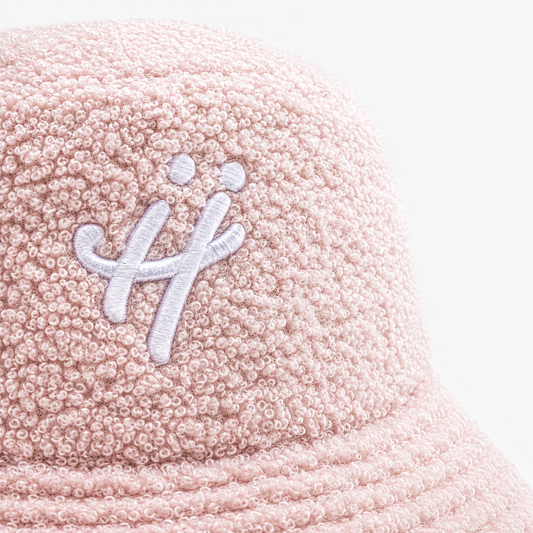 "The signature H" pink bucket hat