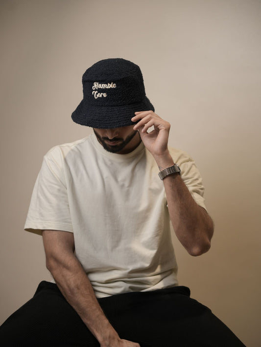 "Built strong core by bowing down" hat